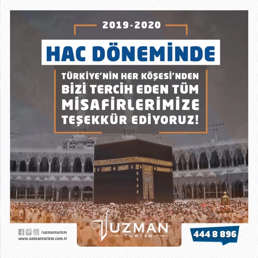 2019 - 2020  HAC DÖNEMİNDE  BİZİ TERCİH ETTİĞİNİZ İÇİN TEŞEKKÜR EDERİZ