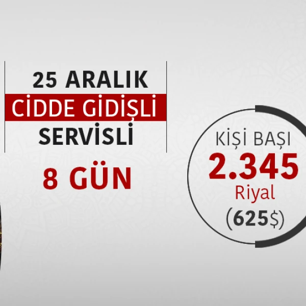 2,345 SAR'DAN BAŞLAYAN KAMPANYALI EKONOMİK SERVİSLİ PROGRAMLARIMIZ